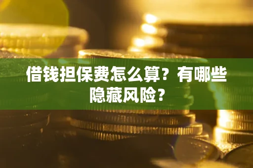 济南借钱担保费怎么算？有哪些隐藏风险？