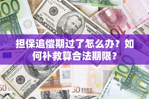 济南担保追偿期过了怎么办？如何补救算合法期限？