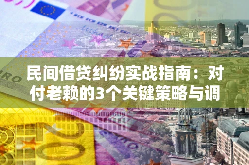 济南民间借贷纠纷实战指南：对付老赖的3个关键策略与调解盲区解析