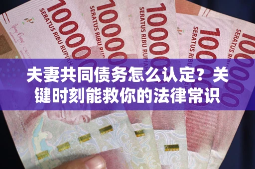 济南夫妻共同债务怎么认定？关键时刻能救你的法律常识