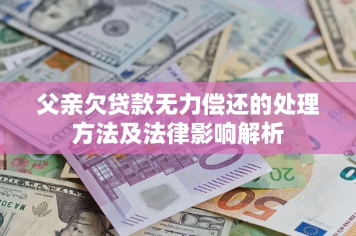济南父亲欠贷款无力偿还的处理方法及法律影响解析
